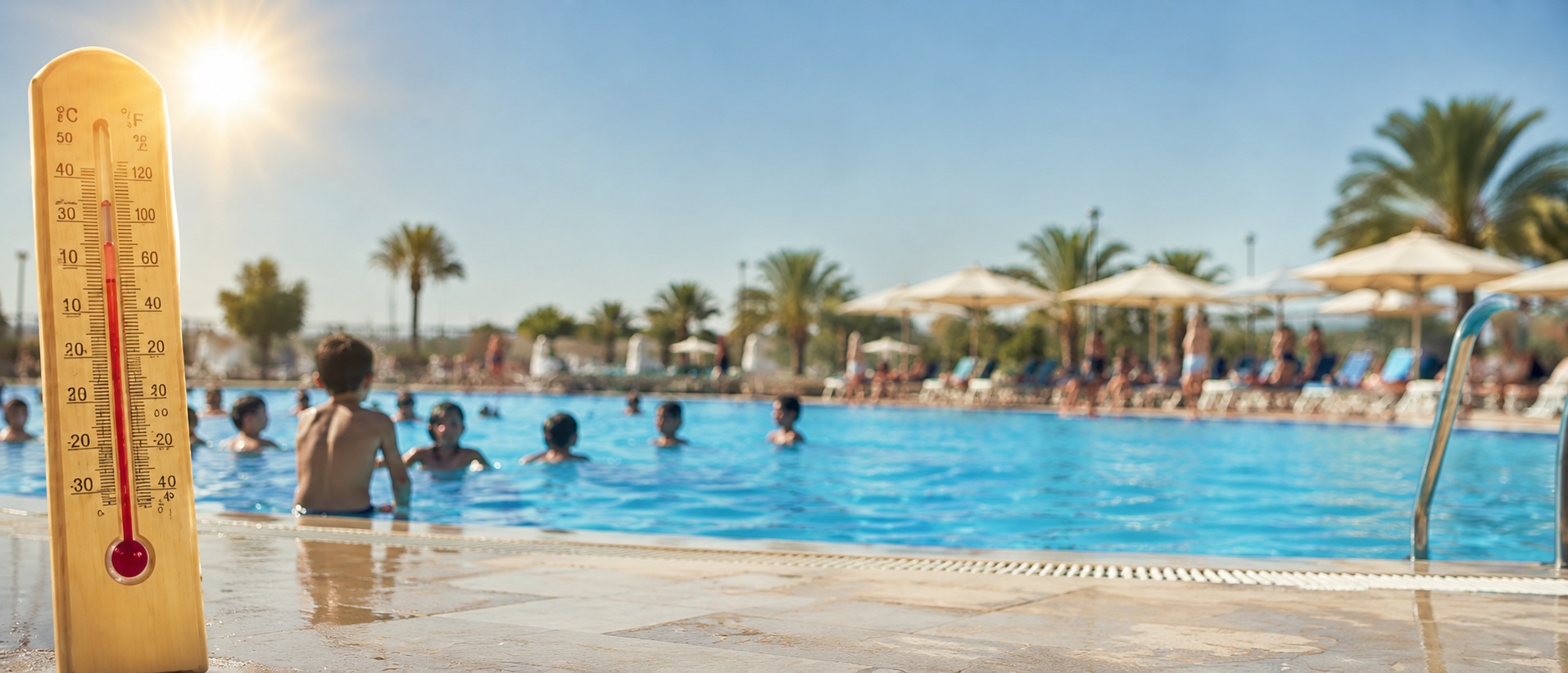 golpe de calor piscina 2